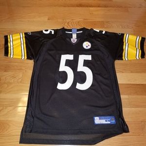 Pittsburg steelers authentic reebok jersey 55